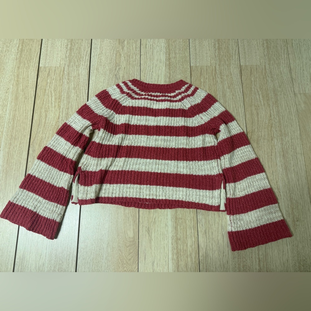 Anthropologie Pilcro Stripe Bell Sleeve Sweater - Picture 10 of 10